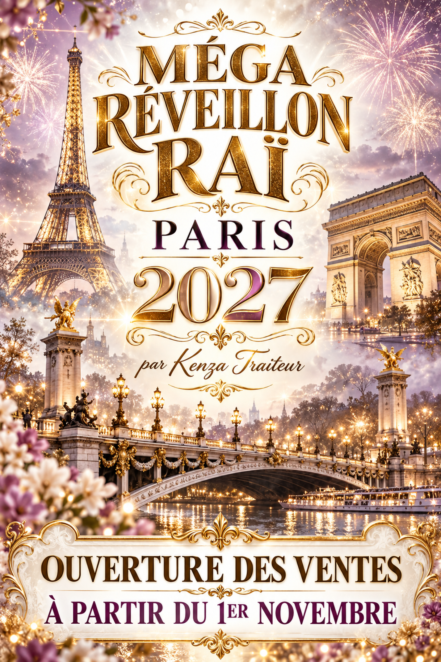 MEGA RÉVEILLON RAI PARIS KABYLE CHAOUI STAIFI CHAABI CLUBBING FAMILIALE 2027